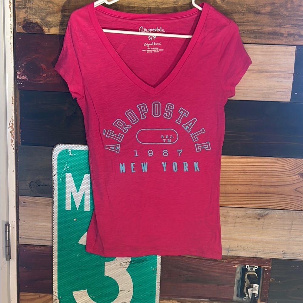 Aeropostale Pink Short Sleeve Tee